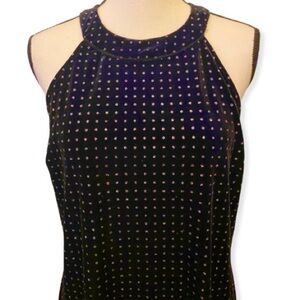 CANDIE’S Stretch Velvet Bling Racerback Dress XL